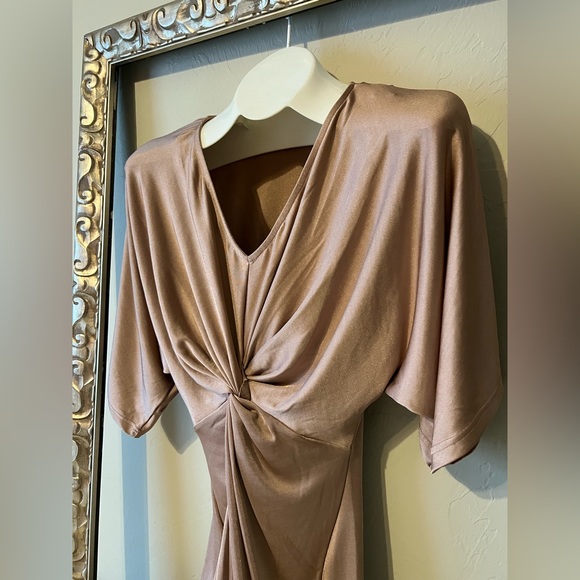 LASCANA Knot Front Kimono Summer Dress- Blush - Picture 2 of 8